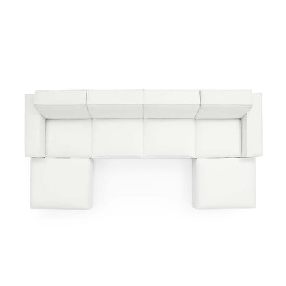 Modway - Restore 6-Piece Sectional Sofa by Modway  Living Room Sofas and Armchairs White - EEI-4116-WHI