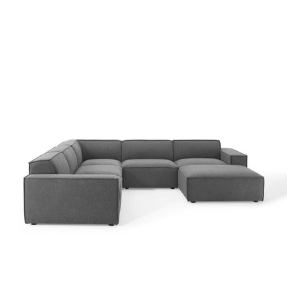 Modway - Restore 6-Piece Sectional Sofa by Modway  Living Room Sofas and Armchairs Brown - EEI-4118-CHA