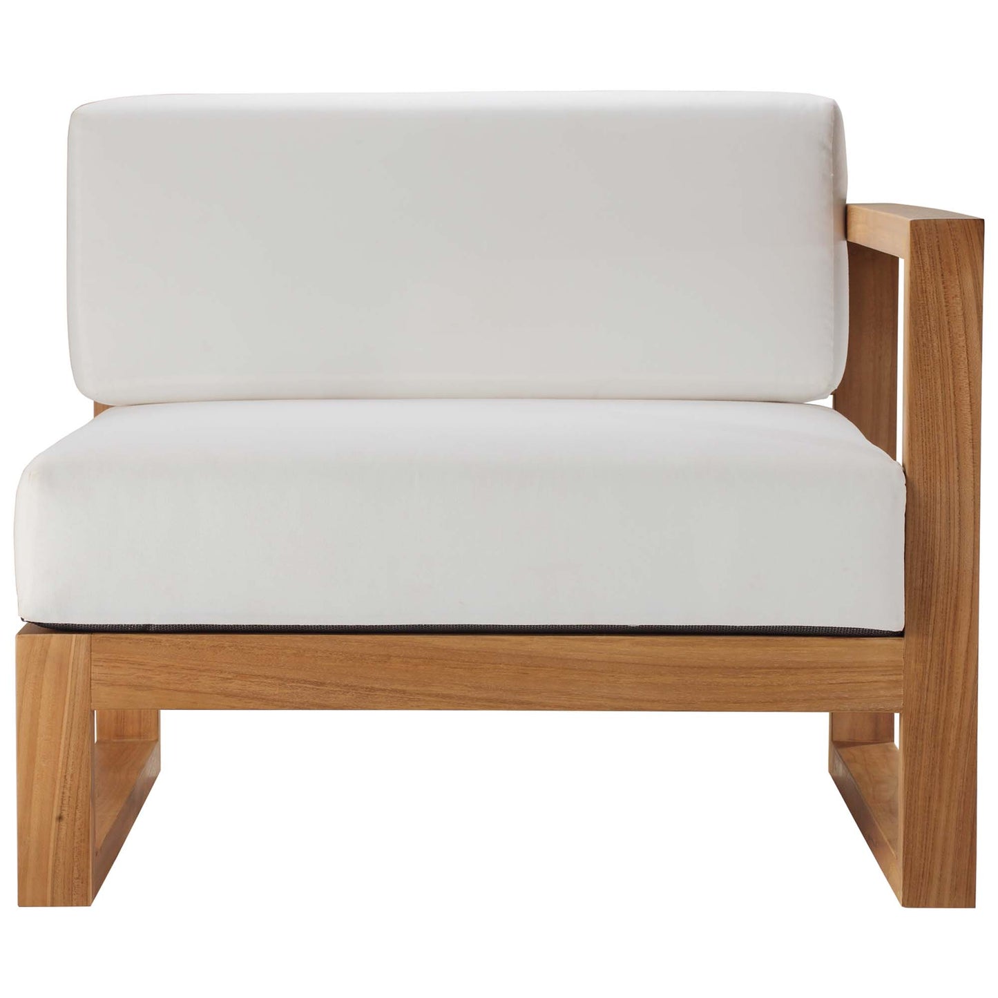 Modway - Upland Outdoor Patio Right-Arm Chair by Modway  Outdoor Furniture Sofa Sectionals White - EEI-4123-NAT-WHI