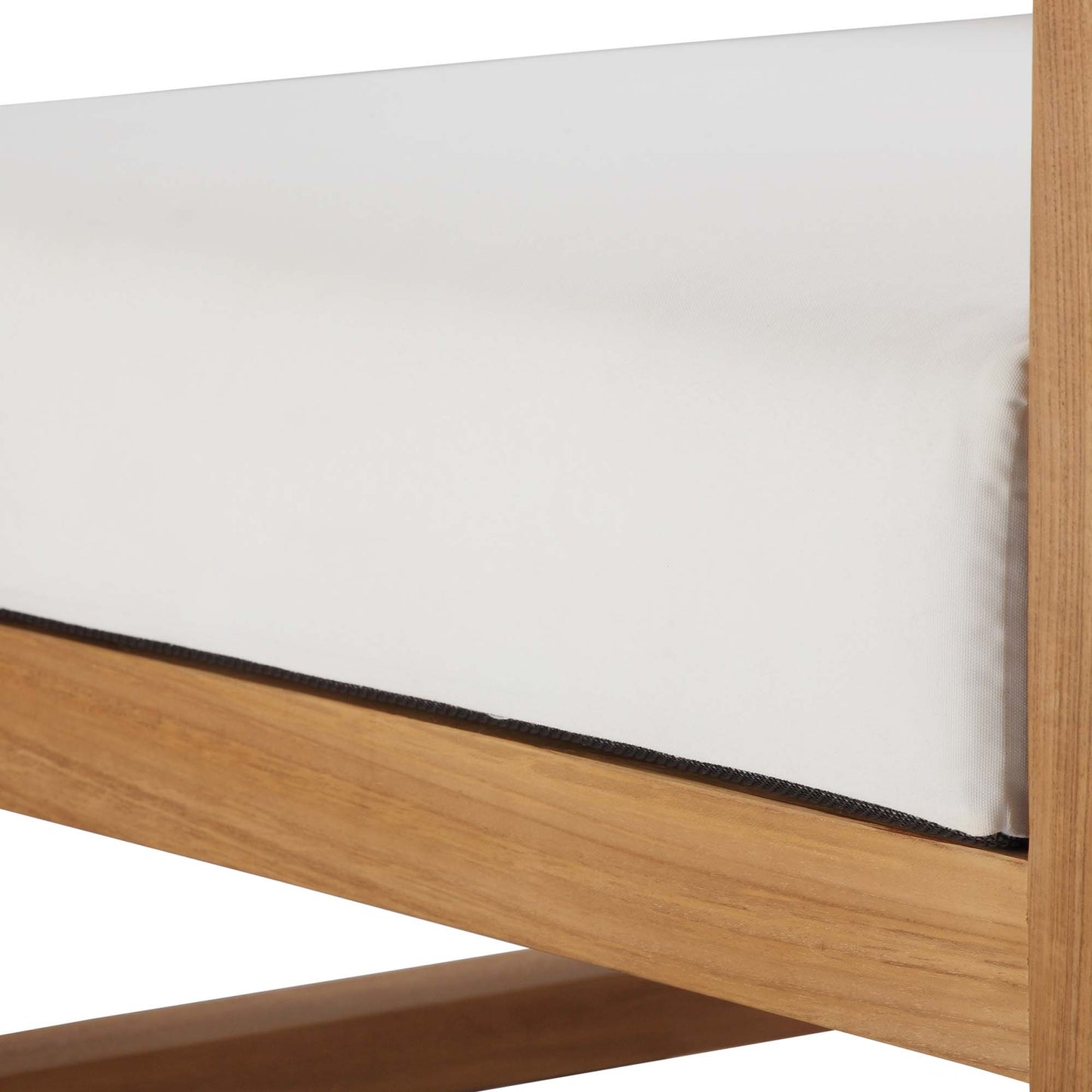 Modway - Upland Outdoor Patio Right-Arm Chair by Modway  Outdoor Furniture Sofa Sectionals White - EEI-4123-NAT-WHI