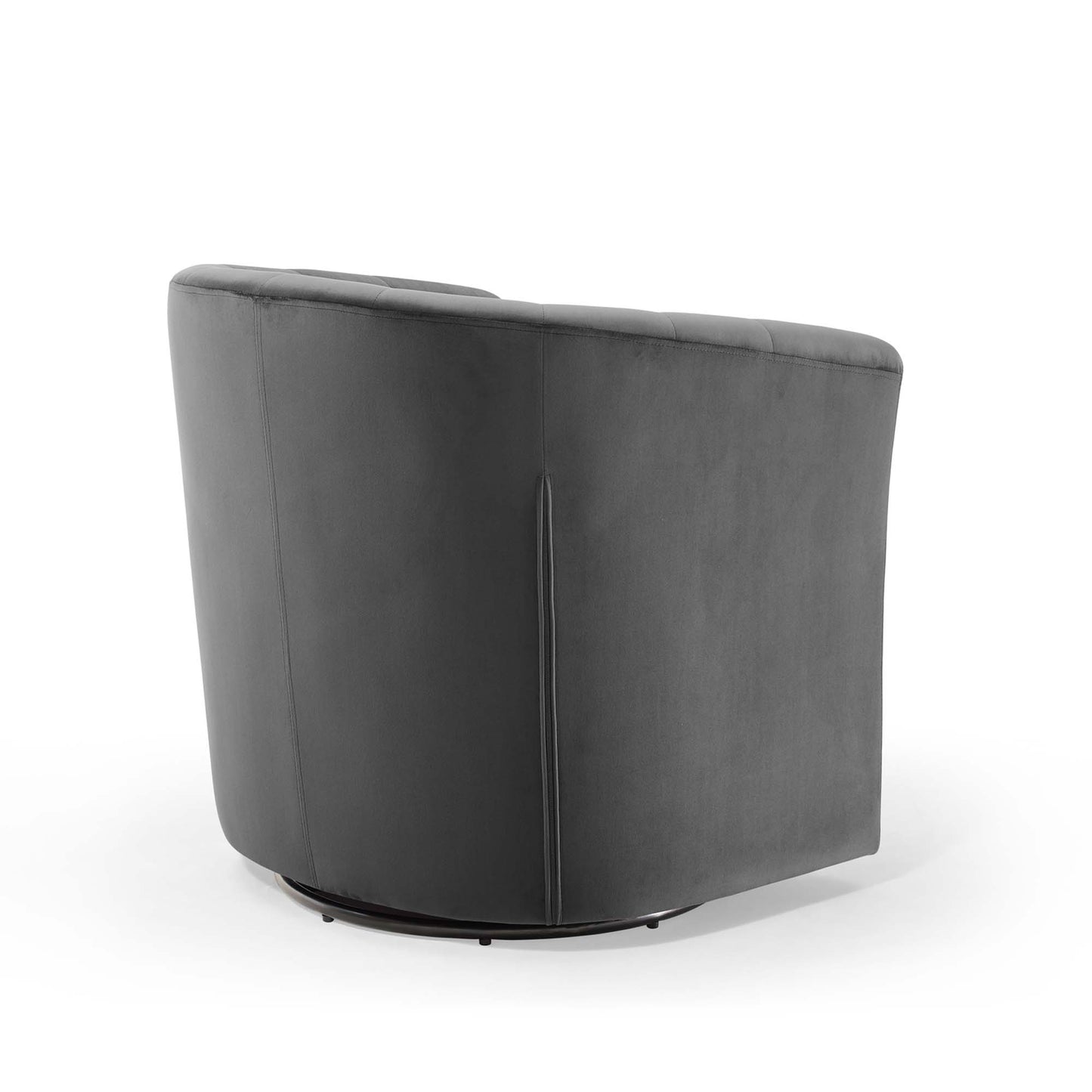 Modway Outlet Prospect Tufted Performance Velvet Swivel Armchair by Modway  Living Room Furniture Charcoal - EEI-4138-CHA