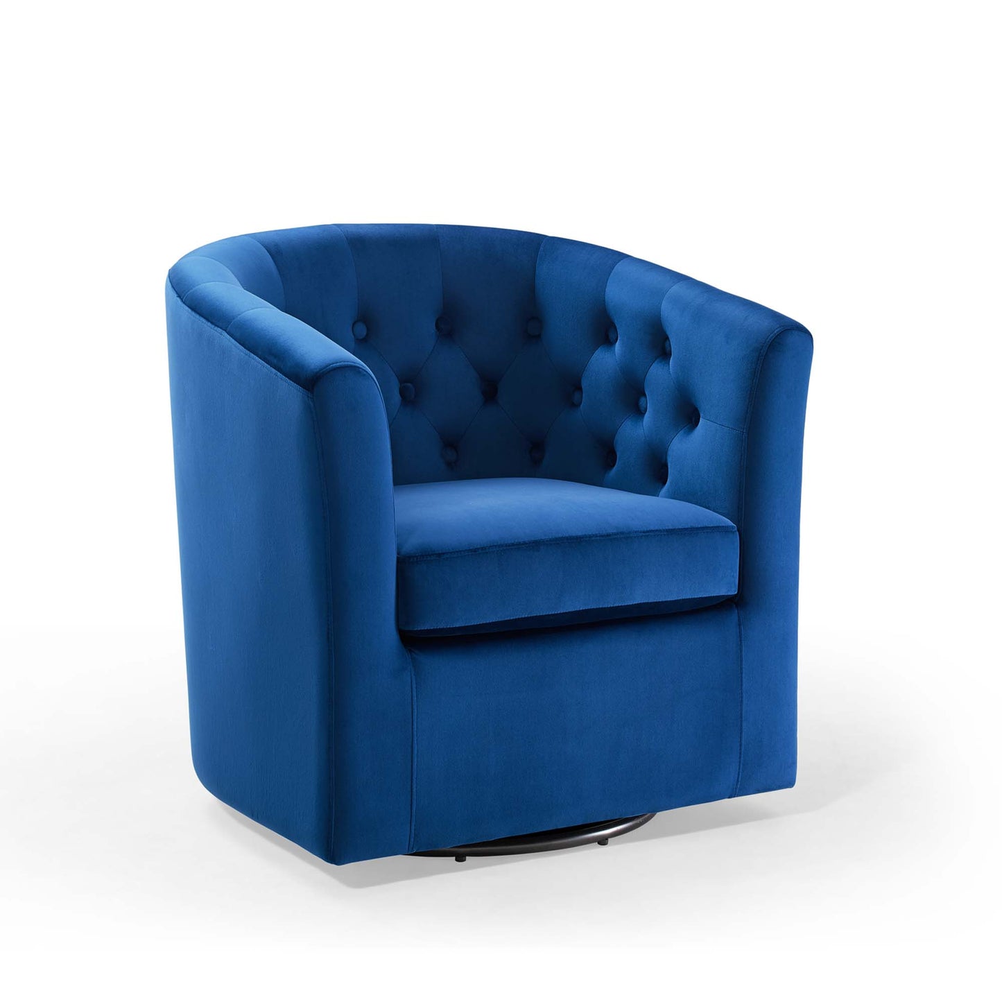 Modway Outlet Prospect Tufted Performance Velvet Swivel Armchair by Modway  Living Room Furniture Navy - EEI-4138-NAV