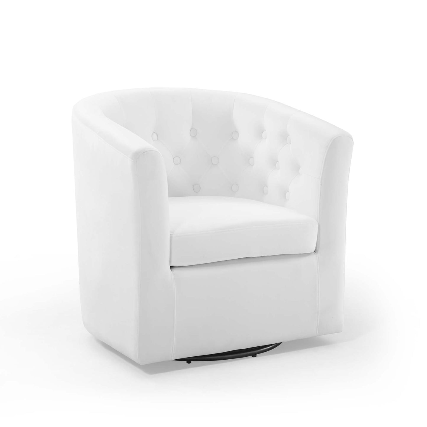 Modway - Prospect Tufted Performance Velvet Swivel Armchair by Modway  Living Room Sofas and Armchairs White - EEI-4138-WHI
