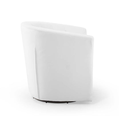 Modway - Prospect Tufted Performance Velvet Swivel Armchair by Modway  Living Room Sofas and Armchairs White - EEI-4138-WHI