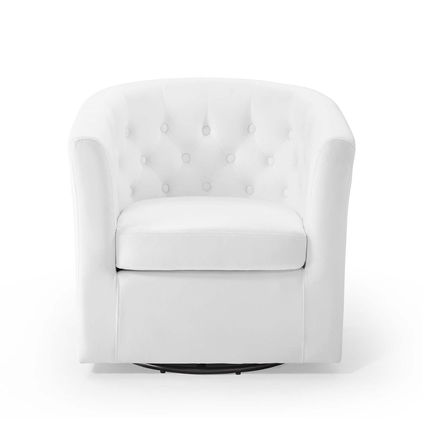 Modway - Prospect Tufted Performance Velvet Swivel Armchair by Modway  Living Room Sofas and Armchairs White - EEI-4138-WHI