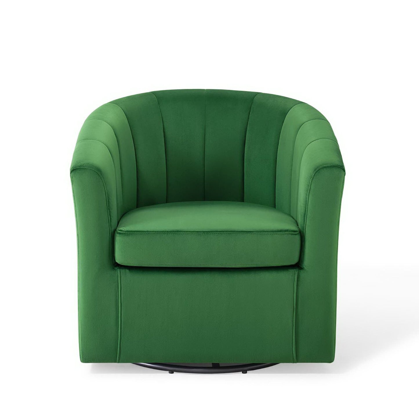 Modway Outlet Prospect Performance Velvet Swivel Armchair by Modway  Living Room Furniture Emerald - EEI-4139-EME