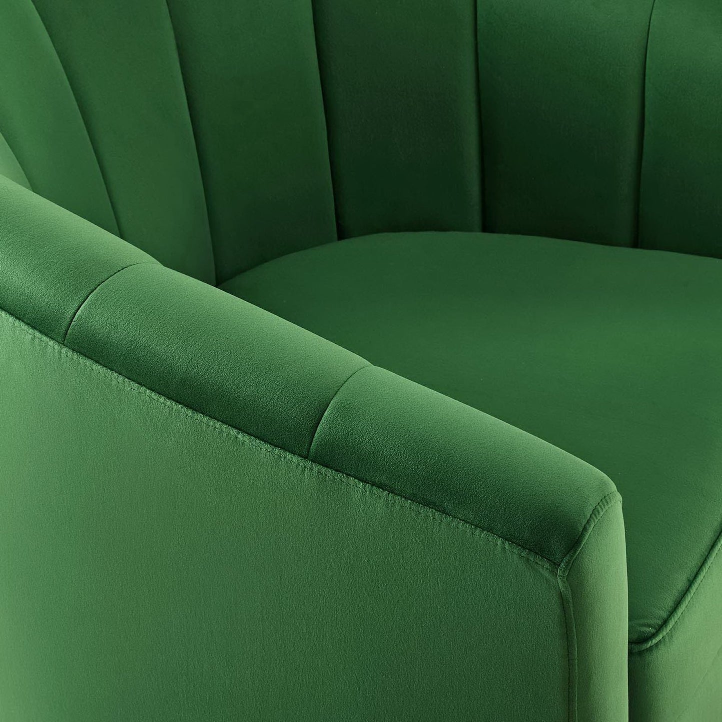 Modway Outlet Prospect Performance Velvet Swivel Armchair by Modway  Living Room Furniture Emerald - EEI-4139-EME