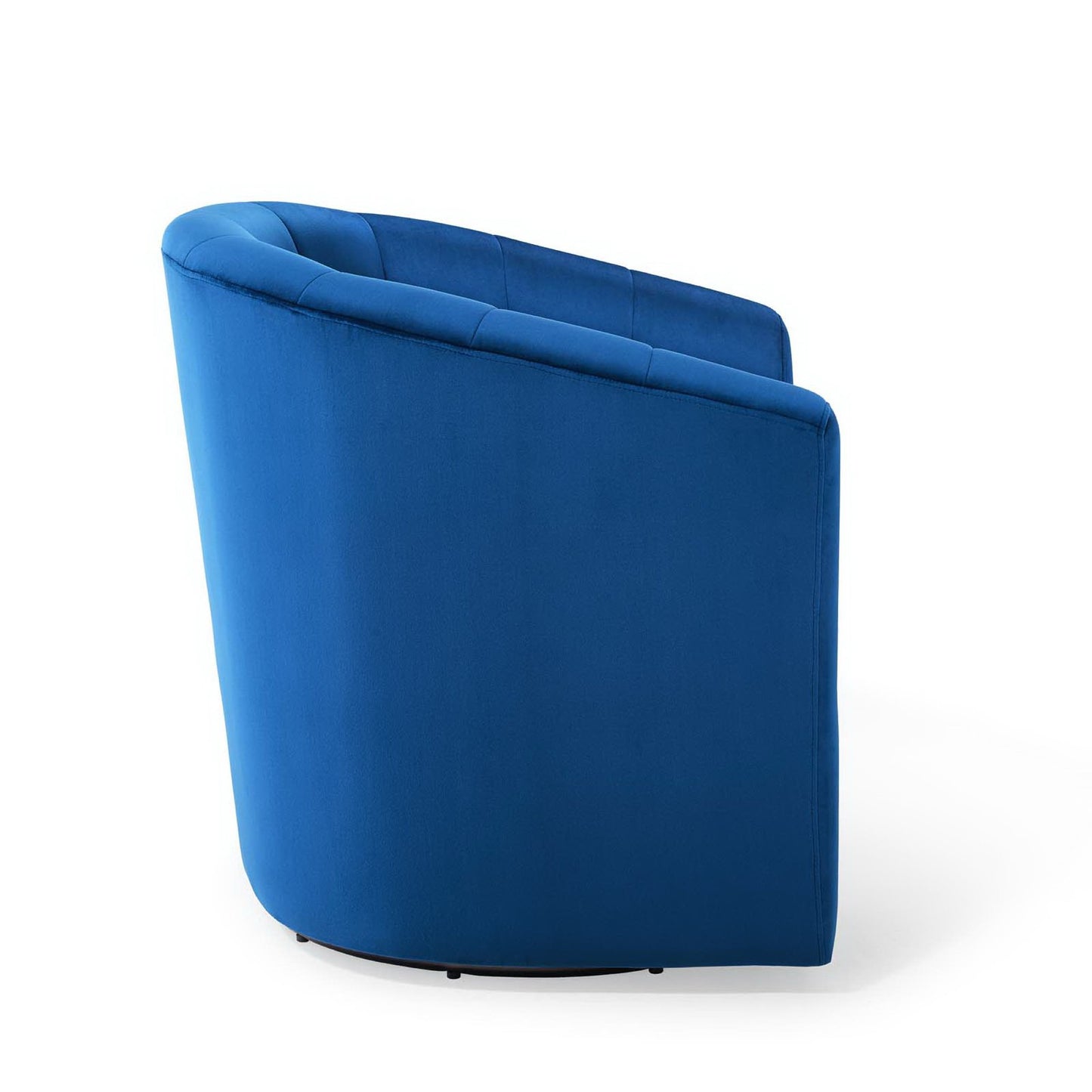Modway - Prospect Performance Velvet Swivel Armchair by Modway  Living Room Sofas and Armchairs Blue - EEI-4139-NAV