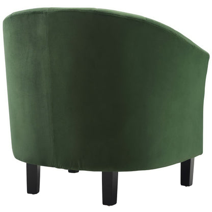 Modway - Prospect Channel Tufted Performance Velvet Armchair Set of 2 by Modway  Living Room Sofas and Armchairs Green - EEI-4150-EME