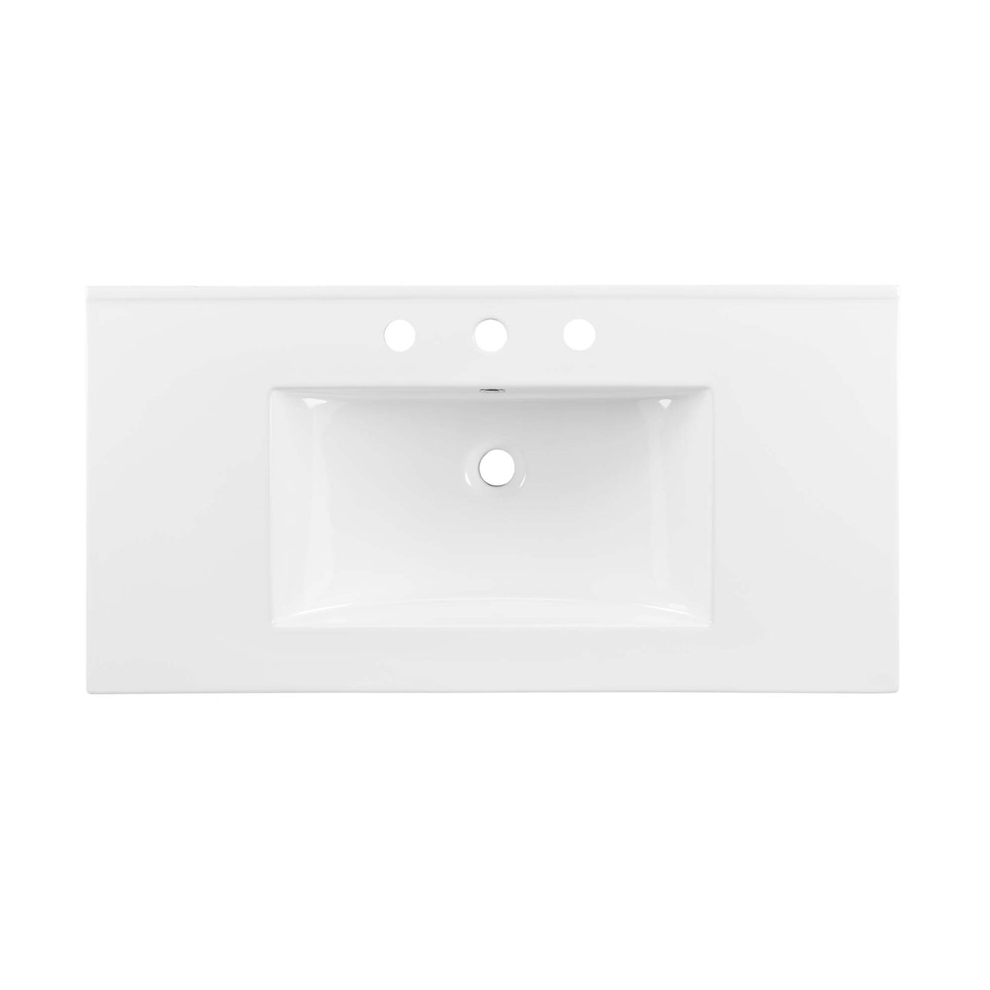 Modway - Cayman 36" Bathroom Sink by Modway  Bathroom Vanities White - EEI-4203-WHI