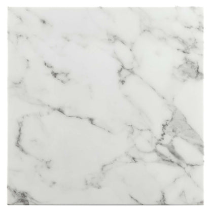 Modway Outlet Vertex Gold Metal Stainless Steel End Table by Modway  Living Room Furniture Gold White - EEI-4206-GLD-WHI