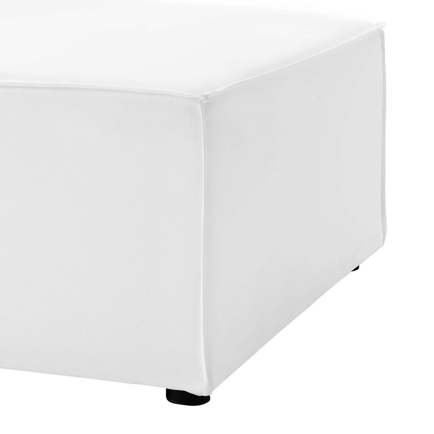 Modway - Saybrook Outdoor Patio Upholstered Sectional Sofa Armless Chair by Modway  Outdoor Furniture Sofa Sectionals White - EEI-4209-WHI