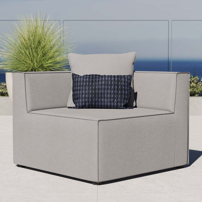 Modway - Saybrook Outdoor Patio Upholstered Sectional Sofa Corner Chair by Modway  Outdoor Furniture Sofa Sectionals Gray - EEI-4210-GRY