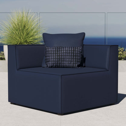 Modway - Saybrook Outdoor Patio Upholstered Sectional Sofa Corner Chair by Modway  Outdoor Furniture Sofa Sectionals Blue - EEI-4210-NAV
