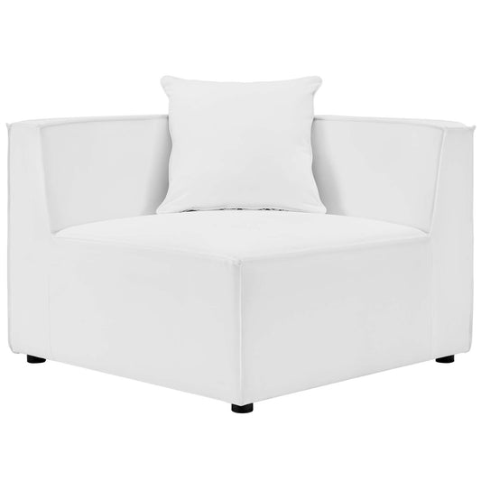 Modway - Saybrook Outdoor Patio Upholstered Sectional Sofa Corner Chair by Modway  Outdoor Furniture Sofa Sectionals White - EEI-4210-WHI