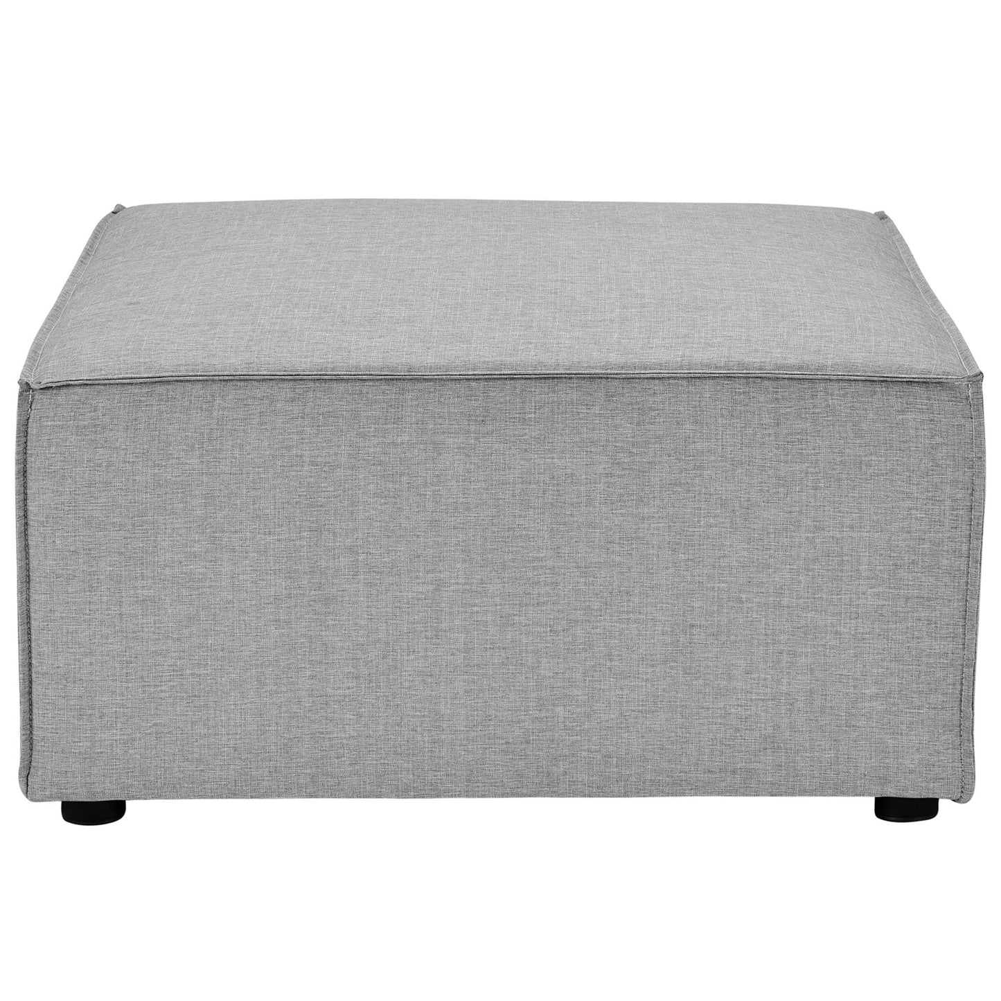 Modway - Saybrook Outdoor Patio Upholstered Sectional Sofa Ottoman by Modway  Outdoor Furniture Sofa Sectionals Gray - EEI-4211-GRY