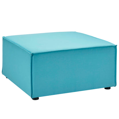 Modway Outlet Saybrook Outdoor Patio Upholstered Sectional Sofa Ottoman by Modway  Outdoor Furniture Furniture Turquoise - EEI-4211-TUR