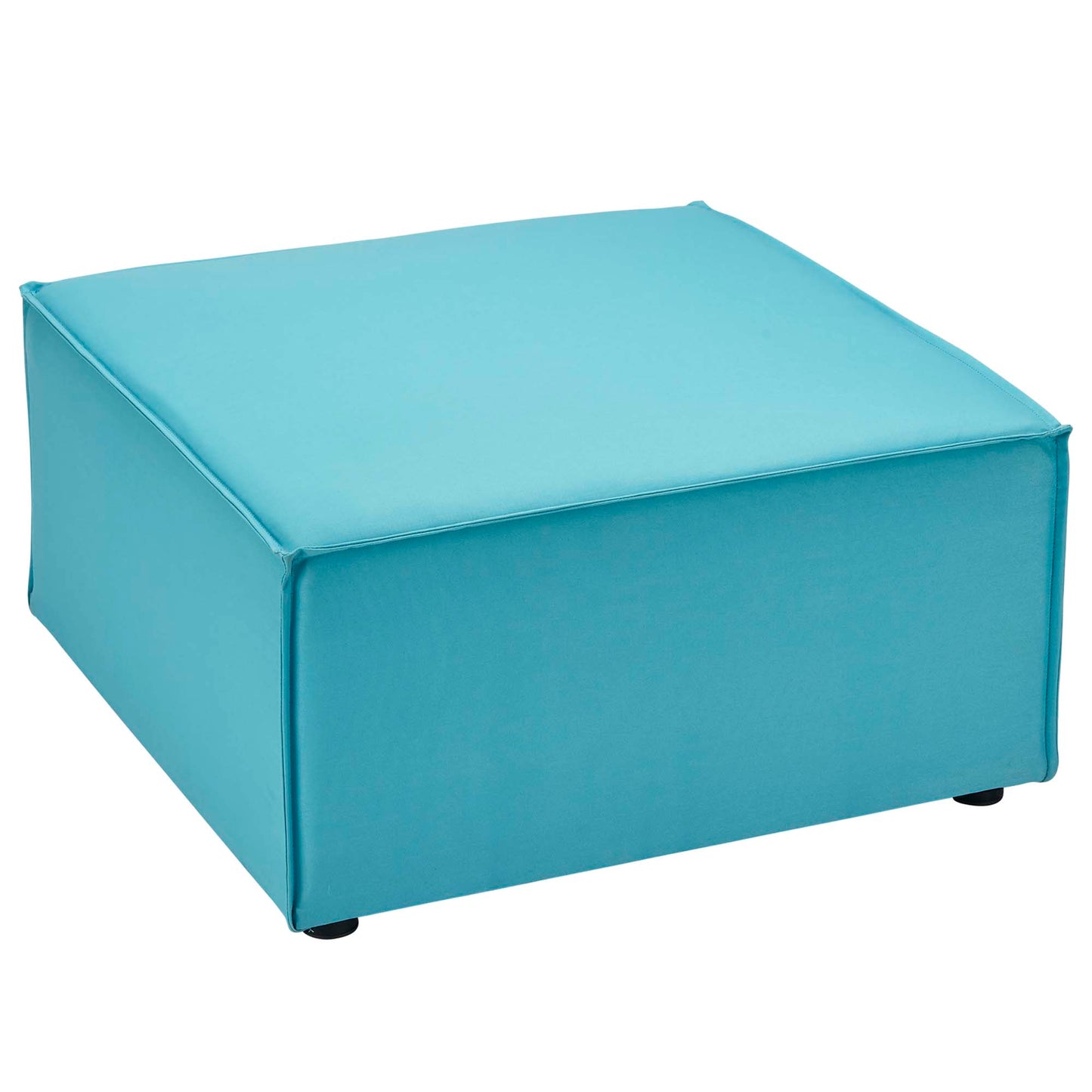 Modway Outlet Saybrook Outdoor Patio Upholstered Sectional Sofa Ottoman by Modway  Outdoor Furniture Furniture Turquoise - EEI-4211-TUR