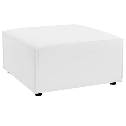 Modway - Saybrook Outdoor Patio Upholstered Sectional Sofa Ottoman by Modway  Outdoor Furniture Sofa Sectionals White - EEI-4211-WHI