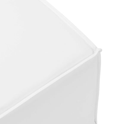 Modway - Saybrook Outdoor Patio Upholstered Sectional Sofa Ottoman by Modway  Outdoor Furniture Sofa Sectionals White - EEI-4211-WHI