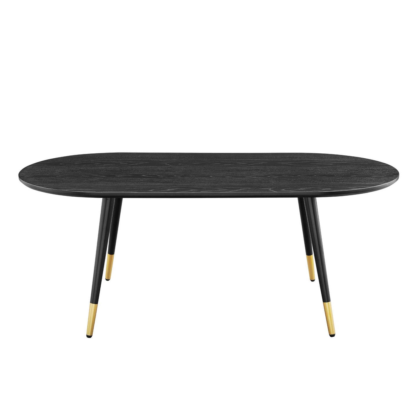 Modway Outlet Vigor 47" Oval Coffee Table by Modway  Living Room Furniture Black - EEI-4214-BLK