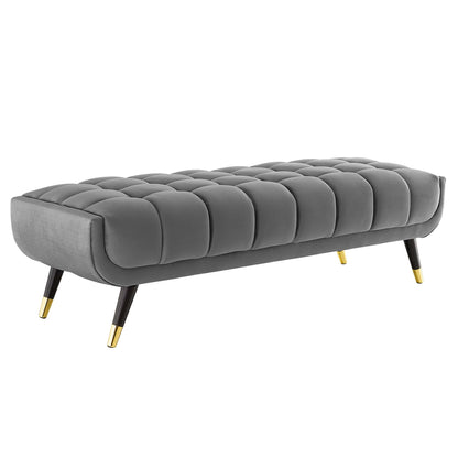 Modway Outlet Adept 60" Performance Velvet Bench by Modway  Living Room Furniture Gray - EEI-4241-GRY