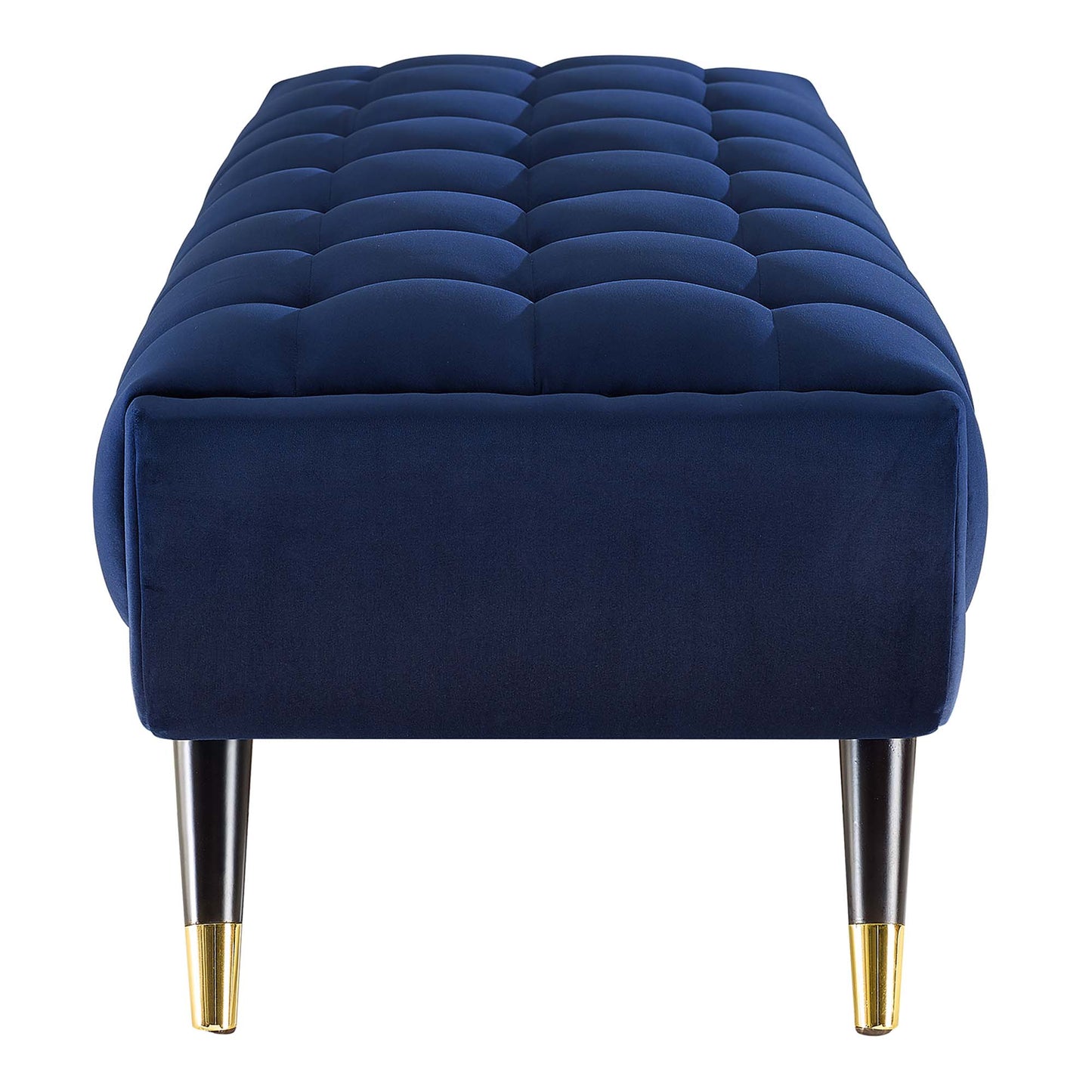 Modway Outlet Adept 60" Performance Velvet Bench by Modway  Living Room Furniture Midnight Blue - EEI-4241-MID
