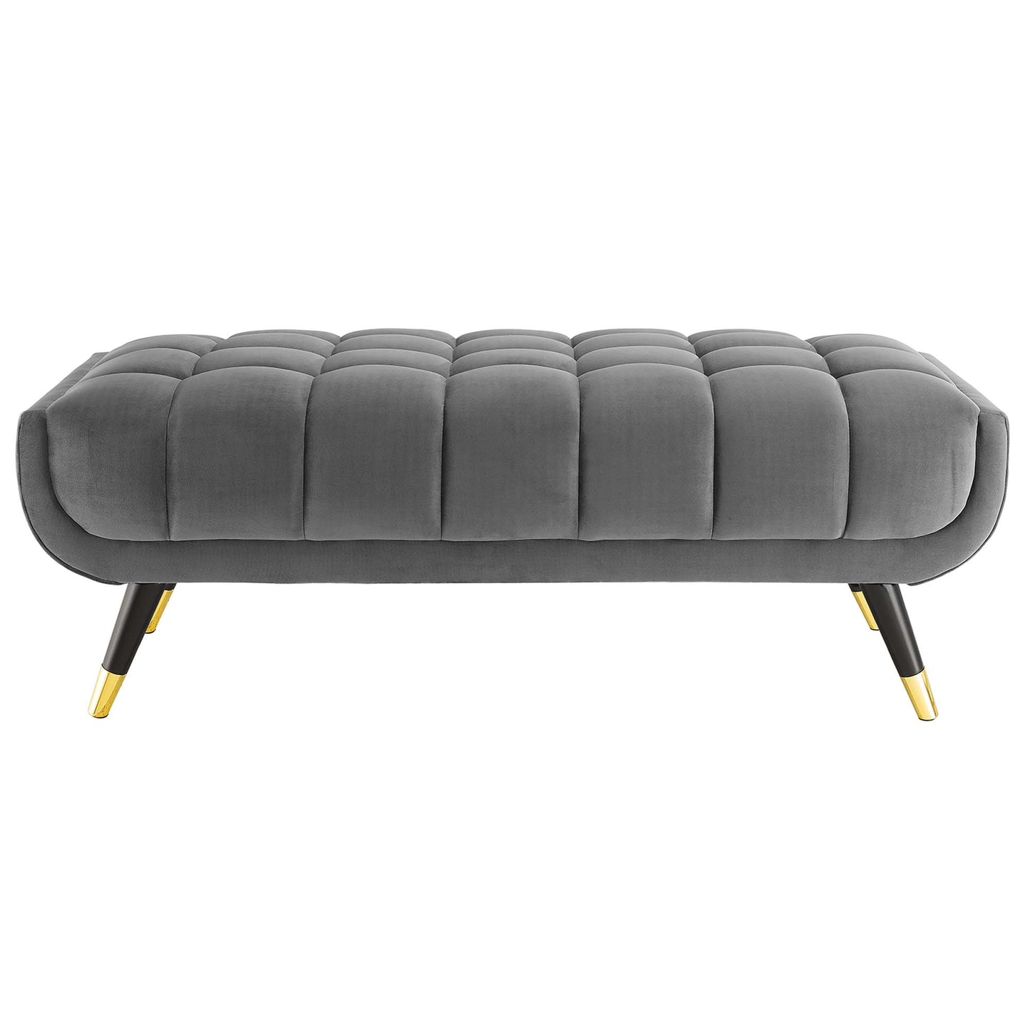 Modway Outlet Adept 47.5" Performance Velvet Bench by Modway  Living Room Furniture Gray - EEI-4242-GRY