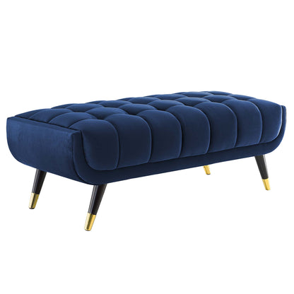 Modway Outlet Adept 47.5" Performance Velvet Bench by Modway  Living Room Furniture Midnight Blue - EEI-4242-MID