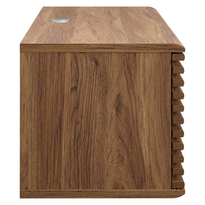 Modway - Render 46" Wall-Mount Media Console TV Stand by Modway  Living Room Decor Brown - EEI-4266-WAL