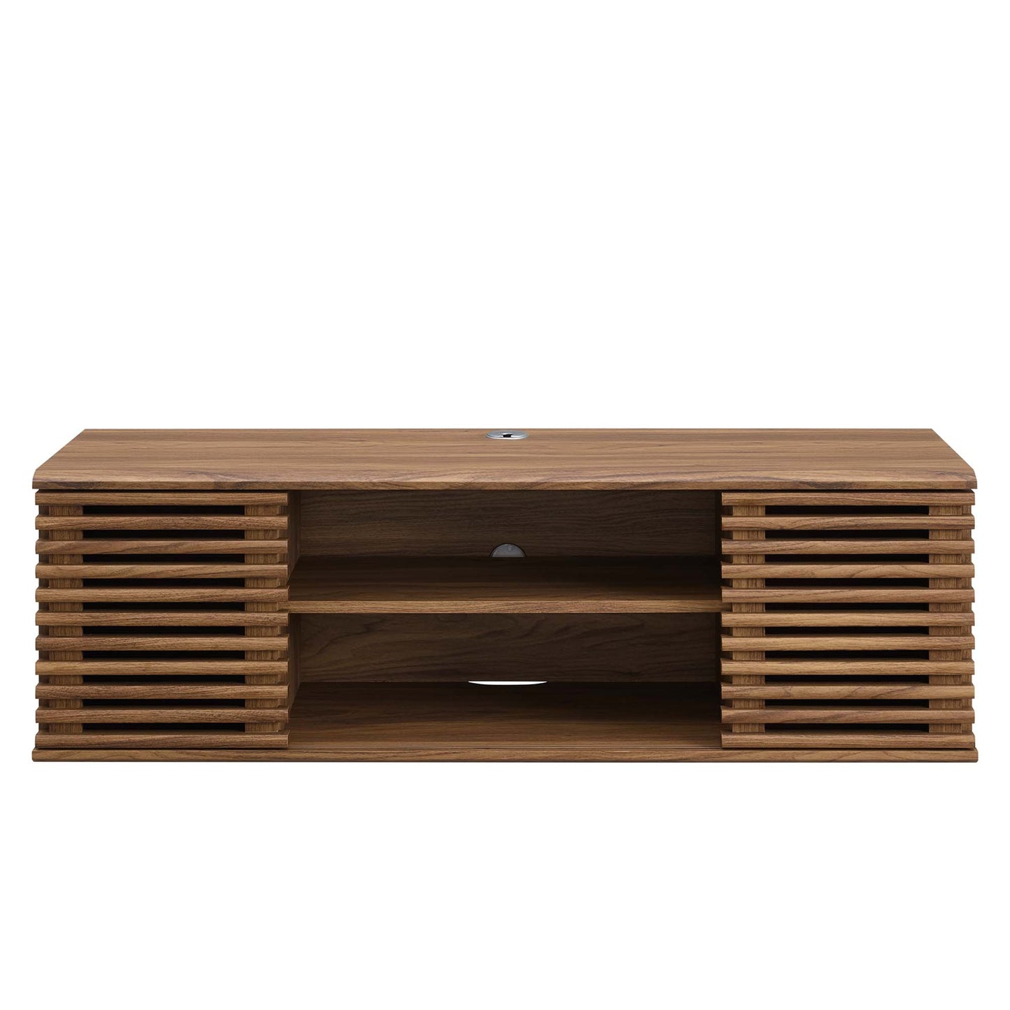 Modway - Render 46" Wall-Mount Media Console TV Stand by Modway  Living Room Decor Brown - EEI-4266-WAL