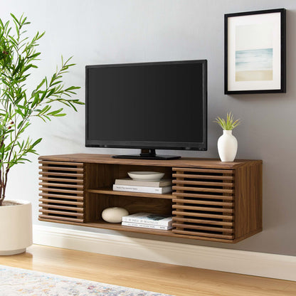 Modway - Render 46" Wall-Mount Media Console TV Stand by Modway  Living Room Decor Brown - EEI-4266-WAL