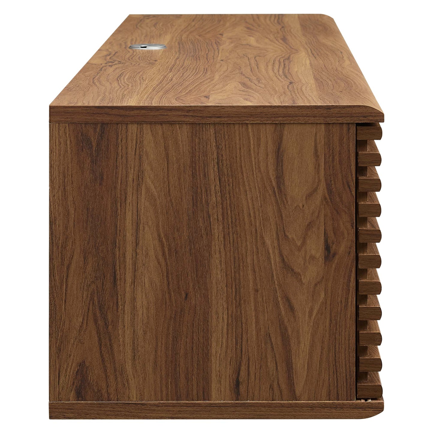 Modway - Render 60" Wall-Mount Media Console TV Stand by Modway  Living Room Decor Brown - EEI-4267-WAL