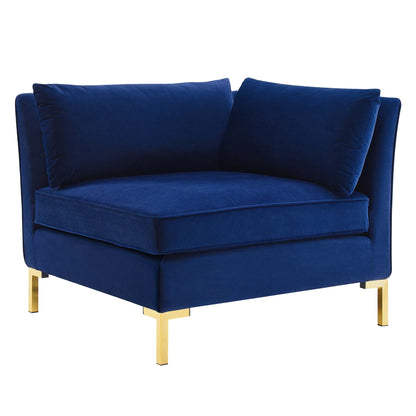 Modway Outlet Ardent Performance Velvet Loveseat by Modway  Living Room Furniture Navy - EEI-4268-NAV