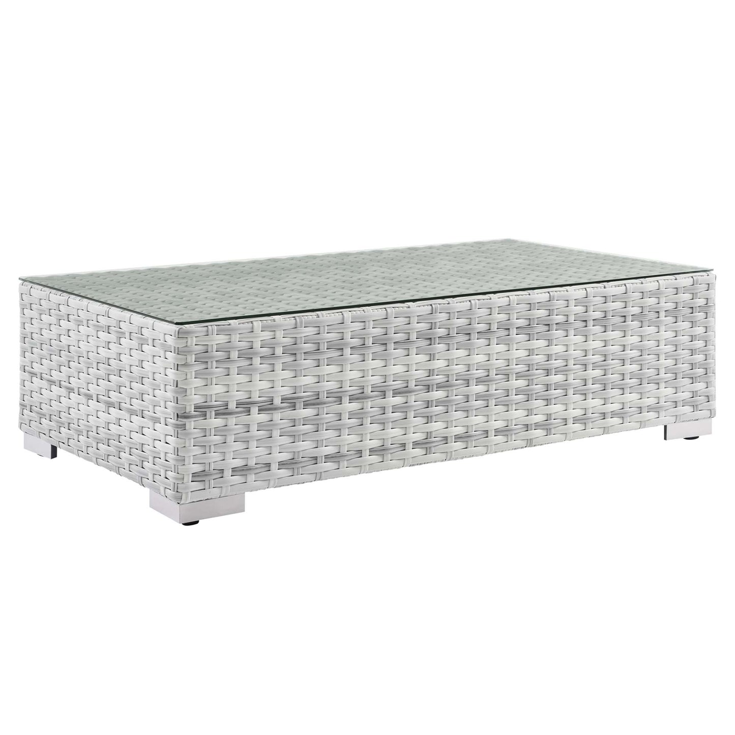 Modway - Convene Outdoor Patio Coffee Table by Modway  Outdoor Furniture Bar and Dining Gray - EEI-4299-LGR