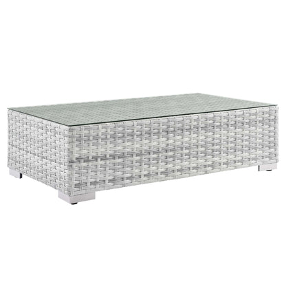Modway - Convene Outdoor Patio Coffee Table by Modway  Outdoor Furniture Bar and Dining Gray - EEI-4299-LGR