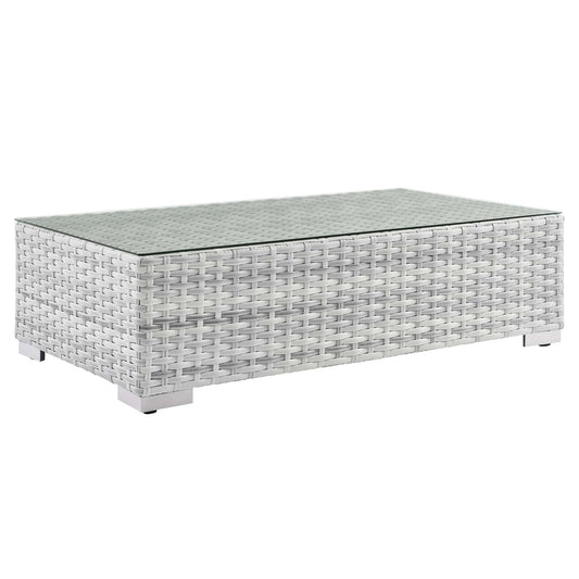 Modway - Convene Outdoor Patio Coffee Table by Modway  Outdoor Furniture Bar and Dining Gray - EEI-4299-LGR