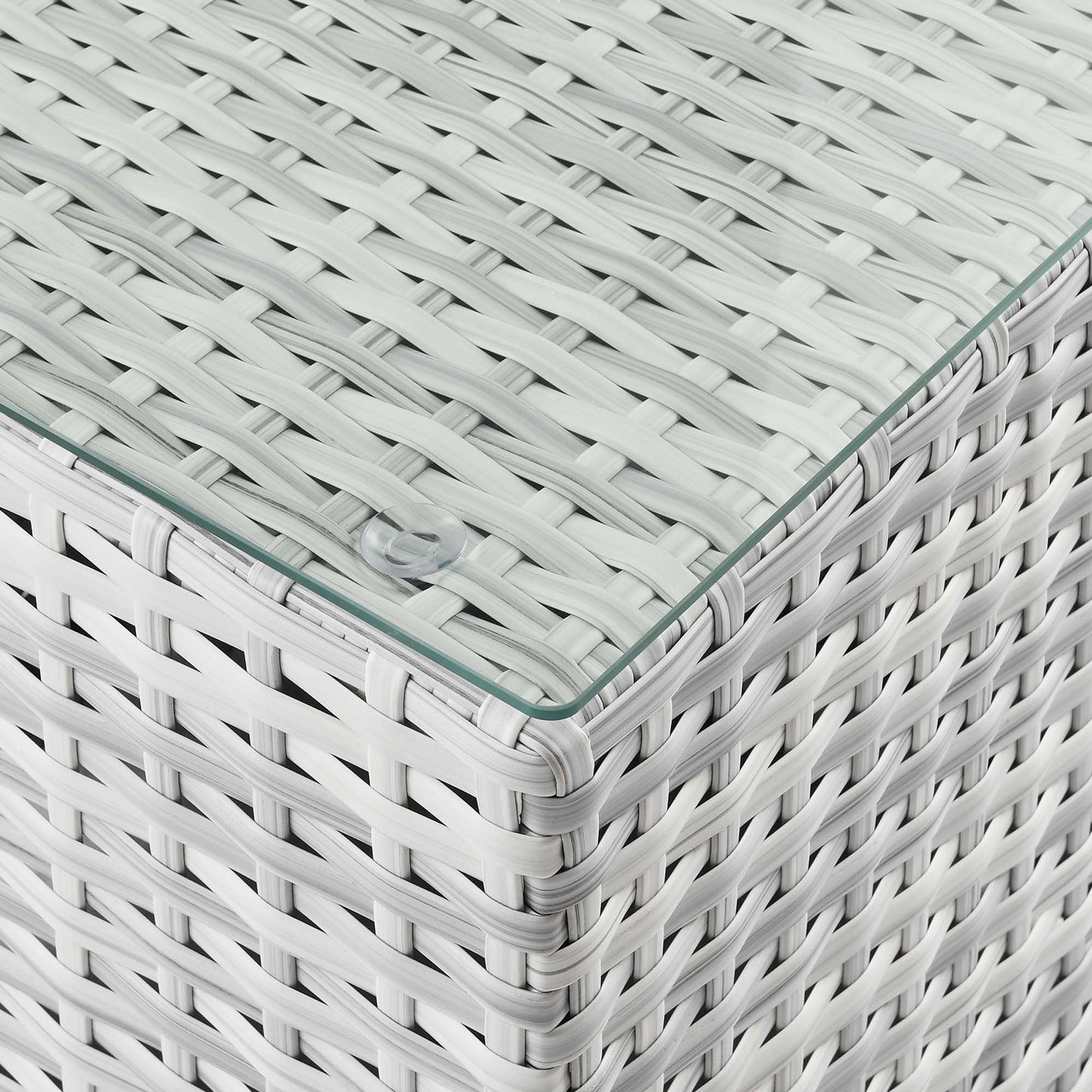 Modway - Convene Outdoor Patio Coffee Table by Modway  Outdoor Furniture Bar and Dining Gray - EEI-4299-LGR