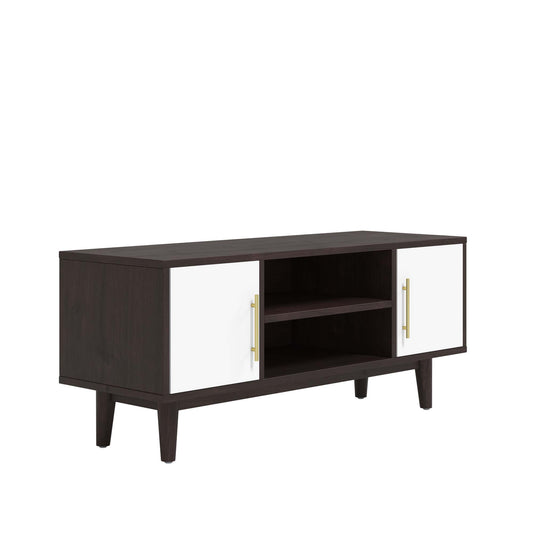 Modway Outlet Daxton 43" TV Stand by Modway  Living Room Furniture Cappuccino White - EEI-4309-CAP-WHI