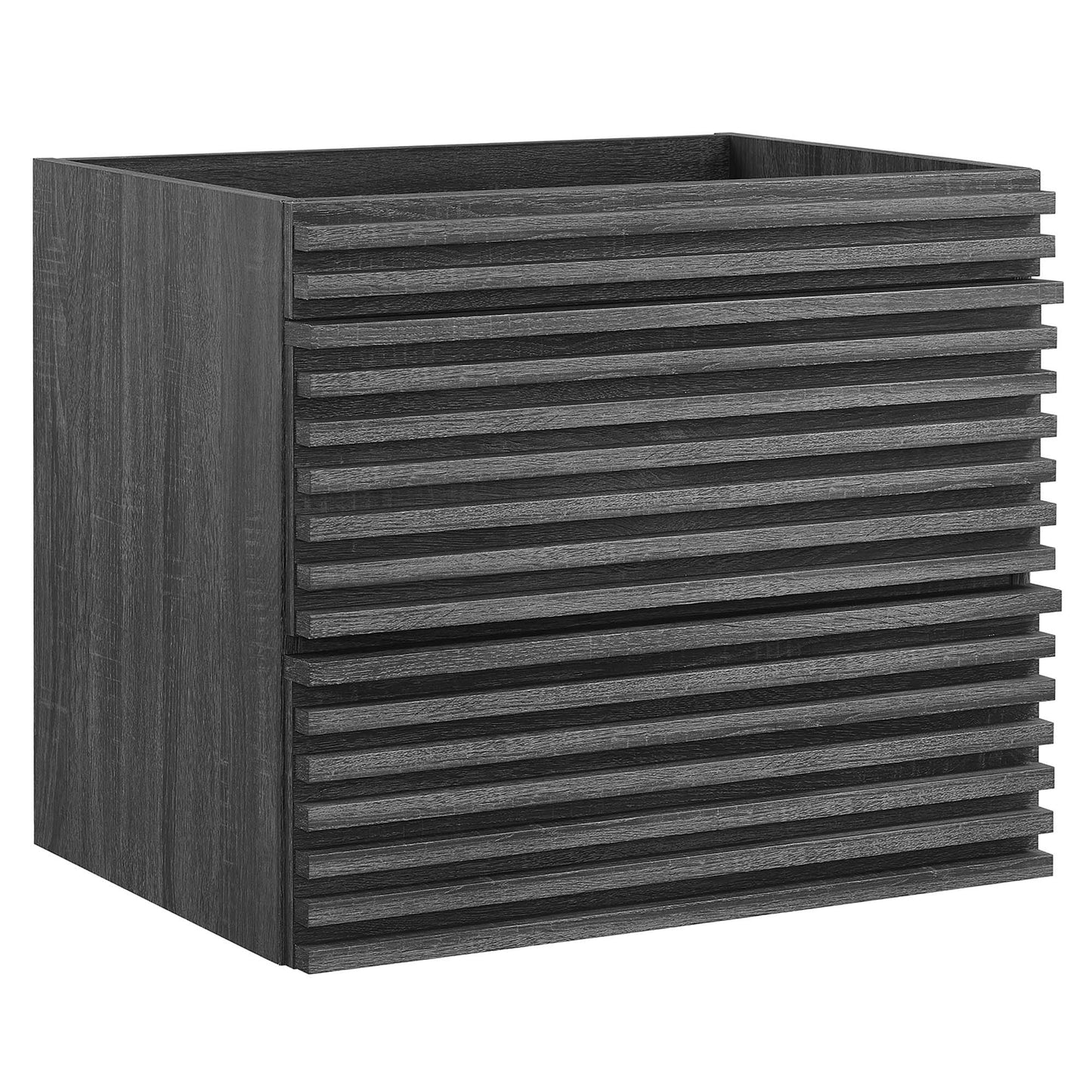 Modway - Render 24" Wall-Mount Bathroom Vanity Cabinet (Sink Basin Not Included) by Modway  Bathroom Vanities Brown - EEI-4338-CHA