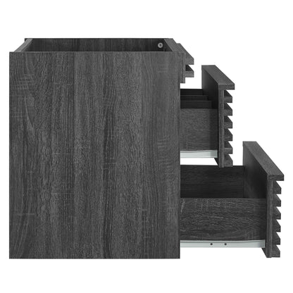 Modway - Render 24" Wall-Mount Bathroom Vanity Cabinet (Sink Basin Not Included) by Modway  Bathroom Vanities Brown - EEI-4338-CHA
