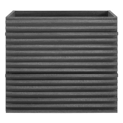 Modway - Render 24" Wall-Mount Bathroom Vanity Cabinet (Sink Basin Not Included) by Modway  Bathroom Vanities Brown - EEI-4338-CHA