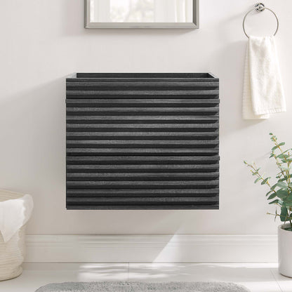 Modway - Render 24" Wall-Mount Bathroom Vanity Cabinet (Sink Basin Not Included) by Modway  Bathroom Vanities Brown - EEI-4338-CHA