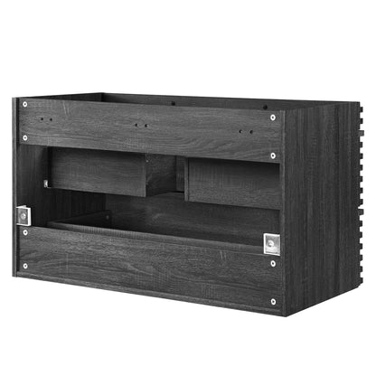 Modway - Render 36" Wall-Mount Bathroom Vanity Cabinet (Sink Basin Not Included) by Modway  Bathroom Vanities Brown - EEI-4339-CHA