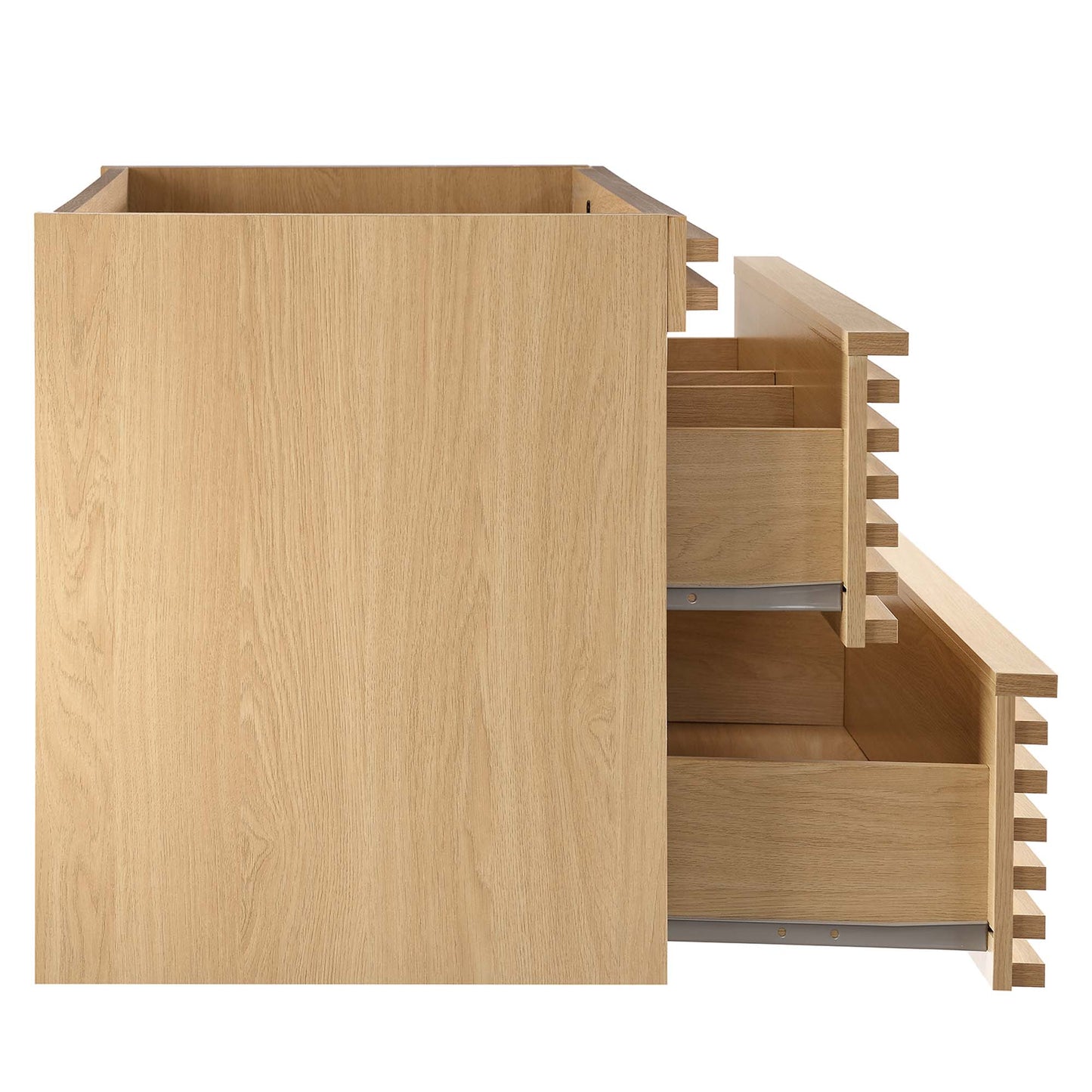 Modway - Render 36" Wall-Mount Bathroom Vanity Cabinet (Sink Basin Not Included) by Modway  Bathroom Vanities Brown - EEI-4339-OAK