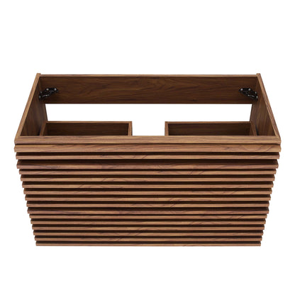 Modway - Render 36" Wall-Mount Bathroom Vanity Cabinet (Sink Basin Not Included) by Modway  Bathroom Vanities Brown - EEI-4339-WAL