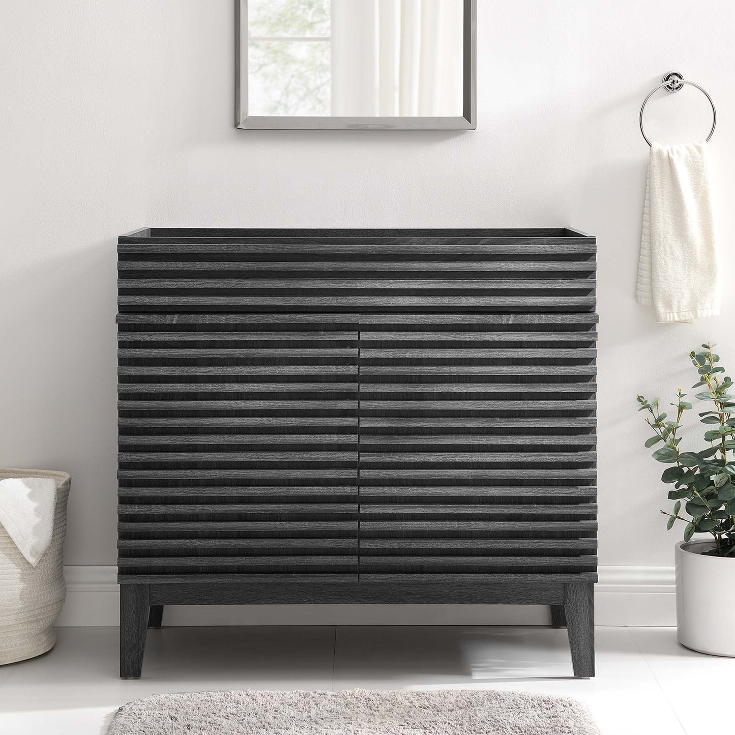 Modway - Render 36" Bathroom Vanity Cabinet by Modway  Bathroom Vanities Brown - EEI-4340-CHA