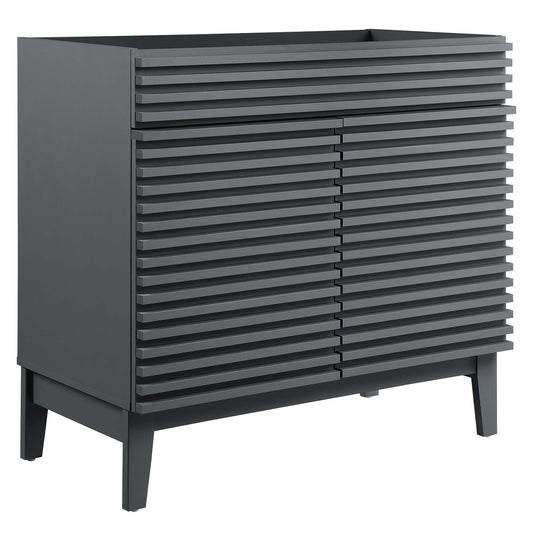 Modway Outlet Render 36" Bathroom Vanity Cabinet by Modway  Bathroom Furniture Gray - EEI-4340-GRY