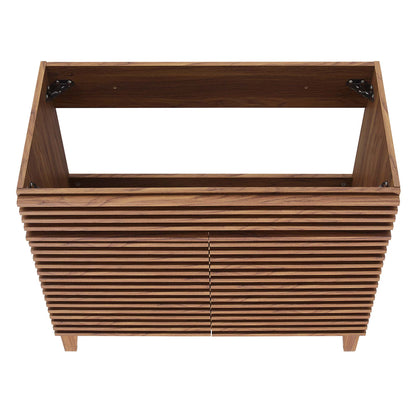 Modway - Render 36" Bathroom Vanity Cabinet by Modway  Bathroom Vanities Brown - EEI-4340-WAL