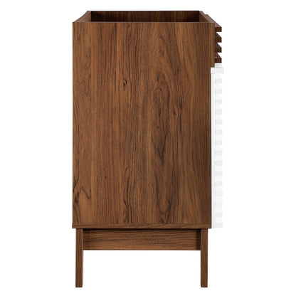 Modway Outlet Render 36" Bathroom Vanity Cabinet by Modway  Bathroom Furniture White Walnut - EEI-4340-WHI-WAL